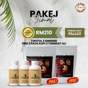3 GINSENG - PAKEJ JIMAT
