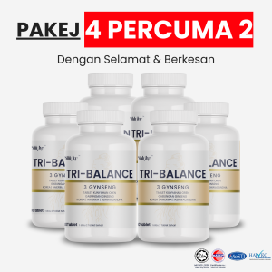 PAKEJ 4 - TRIBALANCE 3 GYNSENG